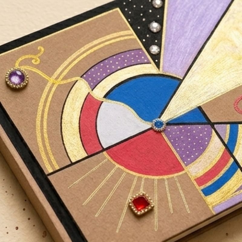 cuaderno-artediano-art-lux-mandala-radiante-portada-detalle-gemas-colores- CUADERNO LUX ART MANDALA RADIANTE-ARTEDIANO™