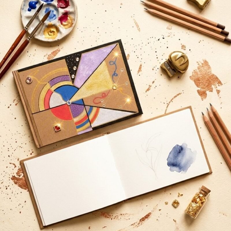 cuaderno-artediano-art-lux-mandala-radiante-portada-entorno-hojasinteriores-lisas-acuarelas CUADERNO LUX ART MANDALA RADIANTE-ARTEDIANO™