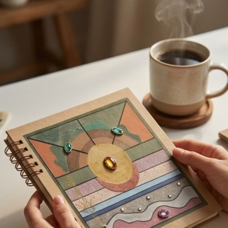 cuaderno-artedino-art-lux-green-sunset-portada-humanizada-45grados CUADERNO LUX ART GREEN SUNSET-ARTEDIANO™