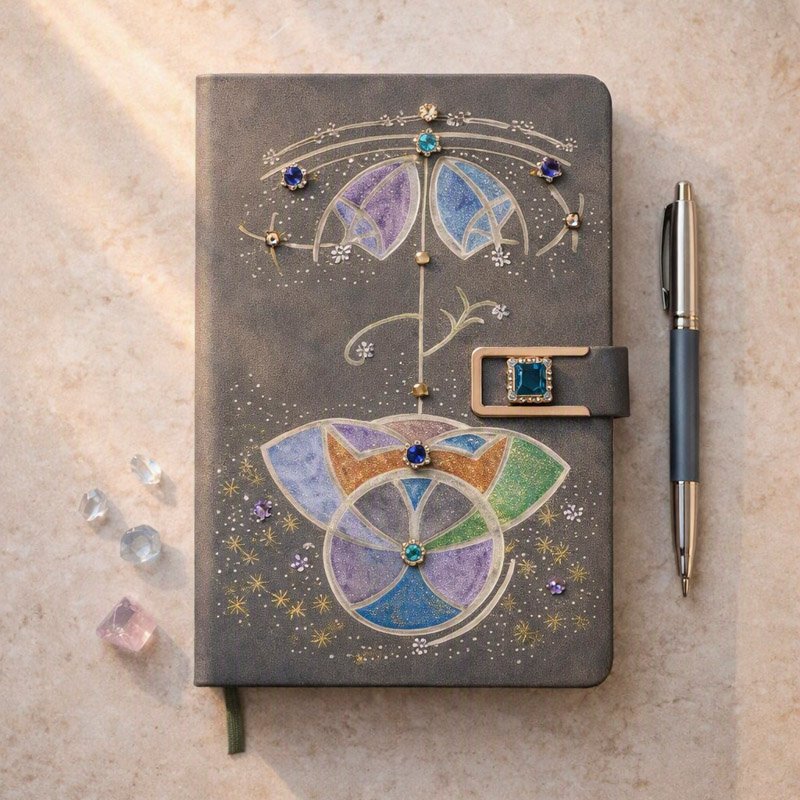 CUADERNO PREMIUM AURORA AZUL-ARTEDIANO™